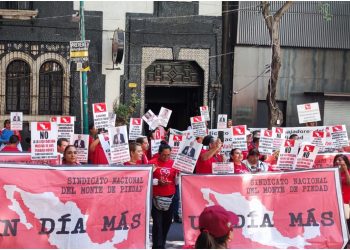 Sindicato del Monte de Piedad alista protestas y bloqueos en todo el país