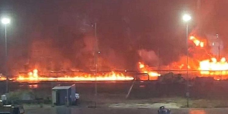 Se registra nuevo incendio en la Refinería Olmeca de Dos Bocas