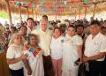 Rafael Marín fortalece vínculo con la comunidad maya en la Cruz Parlante