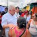 Rafael Marín vuelve a encontrarse con amigos en el Tianguis de la Región 100