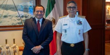 Gobernador Díaz Mena y Secretario de Marina impulsan la transformación histórica del Puerto de Altura de Progreso