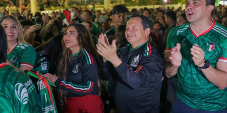 Zonas Fan reúnen a más de 11 mil personas en Yucatán durante triunfo de México