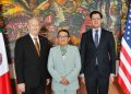 SEGOB Y SRE revisan agenda migratoria y de seguridad con el embajador de Estados Unidos