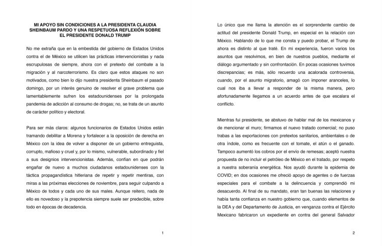 Desde Palenque: López Obrador respalda a Claudia Sheinbaum y denuncia uso político de las alertas de EE. UU.