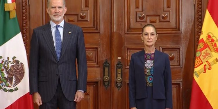 Claudia Sheinbaum y el rey Felipe VI dialogan sobre pueblos originarios; pactan fortalecer la relación bilateral tras años de tensión
