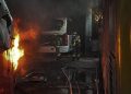 Autoridades investigan conato de incendio en encierro de autobuses Del Valle en la SM 72 de Cancún