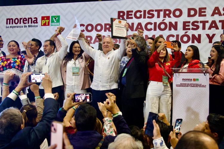 Rafa Marín formaliza su registro como aspirante a la Coordinación Estatal de la Defensa de la Transformación y la Soberanía