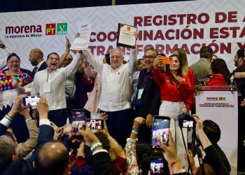 Rafa Marín formaliza su registro como aspirante a la Coordinación Estatal de la Defensa de la Transformación y la Soberanía