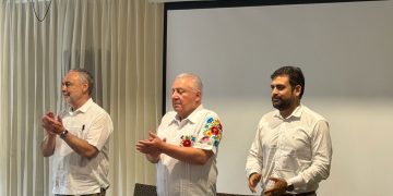 Rafa Marín y Alfonso Ramírez Cuéllar dialogan con líderes sindicales y organizaciones civiles sobre soberanía nacional