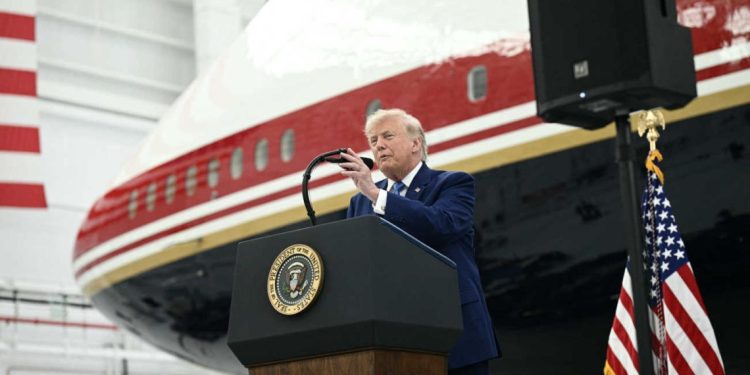 Casa blanca voladora: Donald Trump presenta el nuevo Air Force One con diseño personalizado y adquirido a Qatar