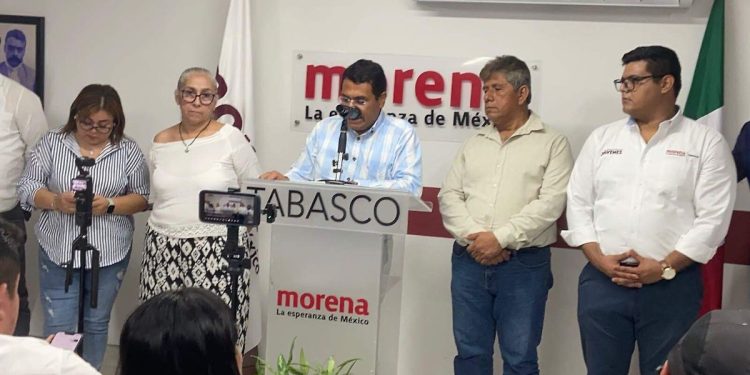 Morena Tabasco cancela sesión extraordinaria y ratifica a Jesús Selván en la dirigencia