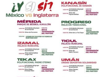 Gobierno del Estado invita a vivir la pasión por la Selección Mexicana en la Zona Fan Yucatán Juega