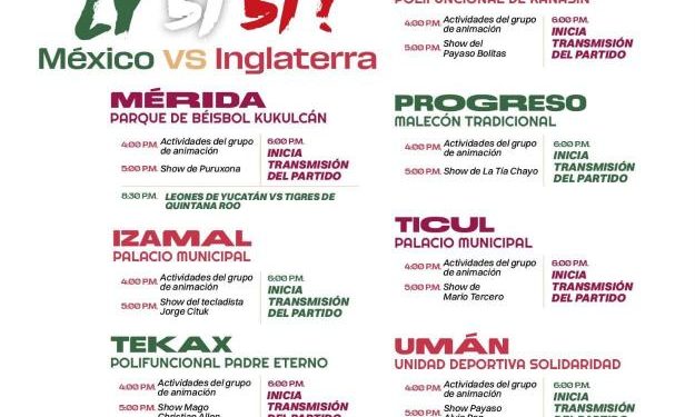 Gobierno del Estado invita a vivir la pasión por la Selección Mexicana en la Zona Fan Yucatán Juega