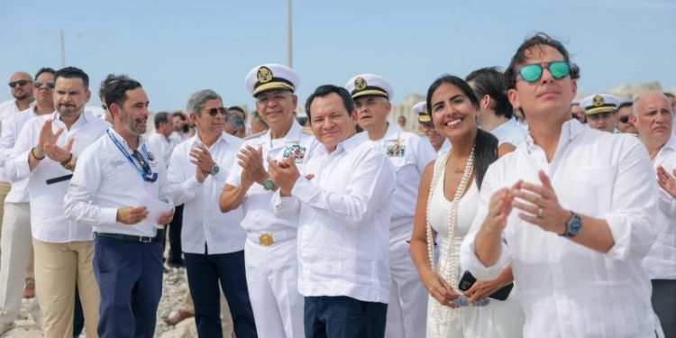 Comienza la construcción de la nueva plataforma del Puerto de Altura de Progreso, la mayor inversión portuaria en la historia de Yucatán