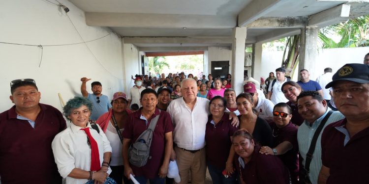 Rafa Marín refrenda su compromiso con la cuarta transformación desde Santa Cecilia