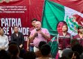 Rafa Marín encabeza asamblea informativa en La Guadalupana sobre la Defensa de la Transformación y la Soberanía Nacional