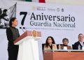 Destaca Sheinbaum la consolidación y profesionalismo de la Guardia Nacional a siete años de su creación
