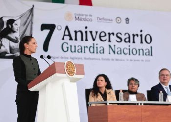 Destaca Sheinbaum la consolidación y profesionalismo de la Guardia Nacional a siete años de su creación