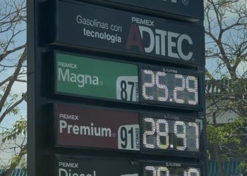 Quintana Roo lidera la lista nacional con los combustibles más caros del país; Magna roza los 25.15 pesos por litro
