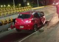 ¡Milagroso rescate! Conductor sobrevive tras destrozar su auto en aparatoso choque sobre la Av. Ruiz Cortines en Villahermosa