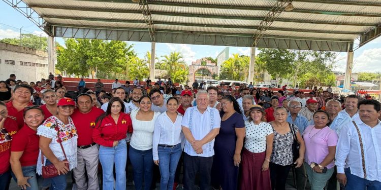Rafa Marín convoca en Nicolás Bravo a fortalecer la defensa de la soberanía nacional durante asamblea informativa de Morena