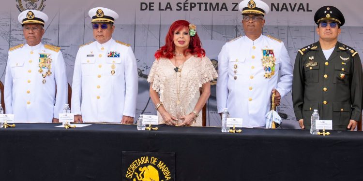 ¡Cambio de mando en Lerma! Vicealmirante Rafael Nemesio Vázquez asume la Séptima Zona Naval