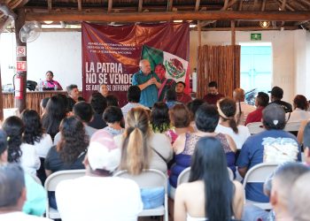 Rafa Marín llama desde Cozumel a fortalecer la defensa de la soberanía nacional