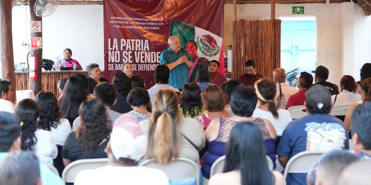 Rafa Marín llama desde Cozumel a fortalecer la defensa de la soberanía nacional