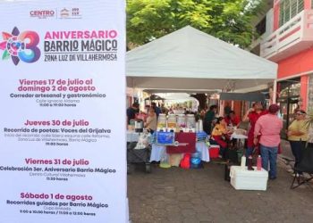 Barrio Mágico de Villahermosa celebra su tercer aniversario con gran corredor artesanal y cultural