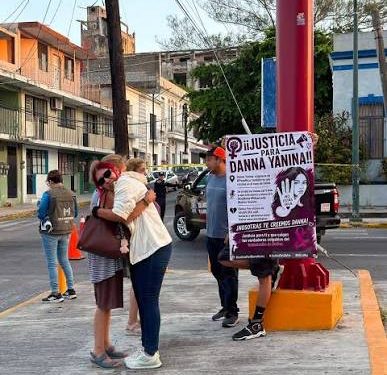 Familiares de Danna Yanina «N» se manifiestan en Tampico; exigen destitución de la fiscal y denuncian irregularidades