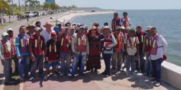 Supervisa Layda Sansores obras de modernización en el Malecón de Campeche