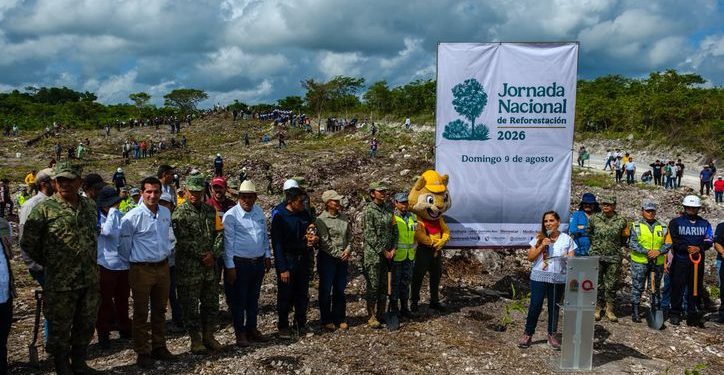 Quintana Roo se suma a la Jornada Nacional de Reforestación 2026 con acciones en el sur del estado y Cancún