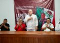 Rafa Marín llama a fortalecer la organización territorial en reunión con comisariados ejidales de El Tintal