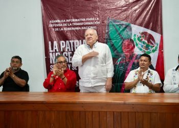 Rafa Marín llama a fortalecer la organización territorial en reunión con comisariados ejidales de El Tintal