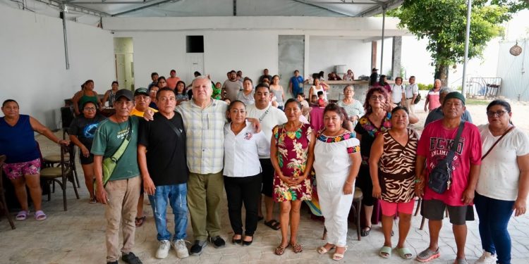Rafa Marín llama a fortalecer la organización social y la defensa de la soberanía en la colonia Benito Juárez