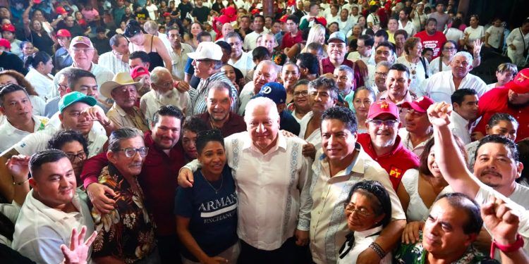 Rafa Marín llama en Playa del Carmen a cerrar filas en defensa de la transformación y la soberanía