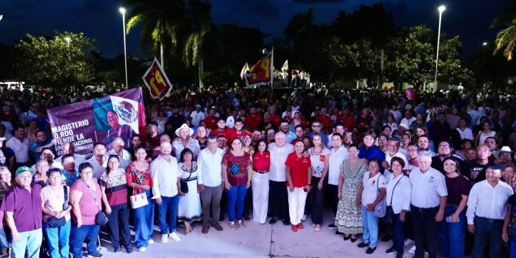 Rafa Marín llama desde Chetumal a cerrar filas por la transformación y la soberanía