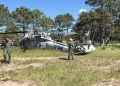 Helicóptero de la Sedena realiza aterrizaje de emergencia en Durango; ocupantes sufren lesiones leves