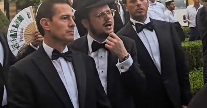 Captan a Enrique Peña Nieto en boda judía celebrada en Italia