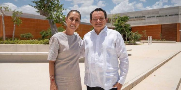 Claudia Sheinbaum y Joaquín Díaz Mena consolidan inversión de más de 80 mil mdp para transformar y generar bienestar en Yucatán
