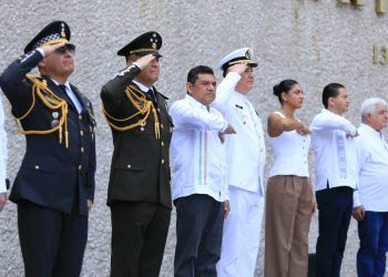 Javier May Rodríguez encabezó la ceremonia conmemorativa del CLXXIX Aniversario de la Gesta Heroica de los Niños Héroes de Chapultepec