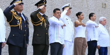 Javier May Rodríguez encabezó la ceremonia conmemorativa del CLXXIX Aniversario de la Gesta Heroica de los Niños Héroes de Chapultepec