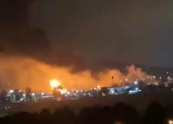 Un dron ruso impacta una locomotora cerca de la frontera entre Ucrania y Polonia tras el paso de una comitiva diplomática