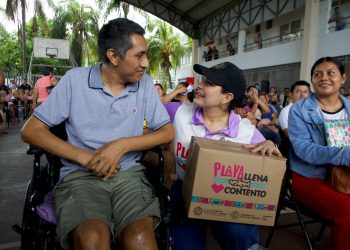 Estefanía Mercado lleva bienestar a las familias de Playa del Carmen con 36 mil apoyos alimentarios