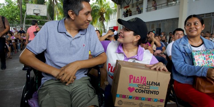 Estefanía Mercado lleva bienestar a las familias de Playa del Carmen con 36 mil apoyos alimentarios