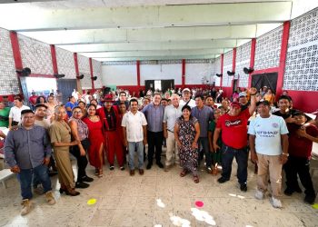 Rafa Marín refrenda en la Región 89 su compromiso con la Transformación y el pueblo de Cancún