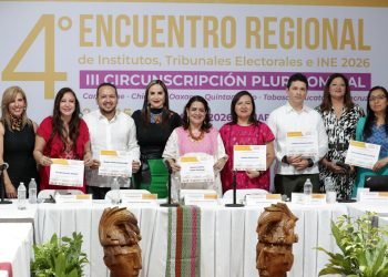Magistraturas del TEQROO participan como ponentes en el 4.º Encuentro Regional de Institutos, Tribunales Electorales e INE 2026