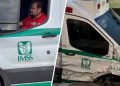 Choque de ambulancia del IMSS deja un joven atropellado y nueve vehículos dañados en Azcapotzalco