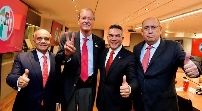 Sheinbaum critica reunión entre Vicente Fox y ‘Alito’ Moreno: «Van por el camino de regreso a la corrupción»