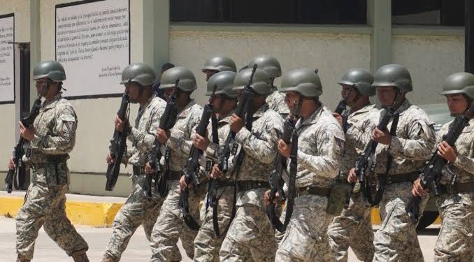 La Guardia Nacional alista contingente para el desfile cívico-militar del 16 de septiembre en Campeche
